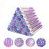 Reusable Eyelash Brush Tube 40pcs Diamond Wands Set Sparkling